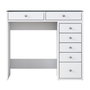 Hanah Home BJ107 - 2625 Mesa de Maquillaje Blanca